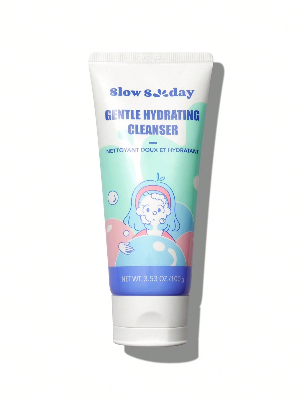 SLOWSUNDAYTM Hydrating Gentle Face Cleanser, Daily Facial Cleanser with Niacinamide for Sensitive Skin, Moisturizing Face Wash for Normal to Dry Skin, Fragrance Free