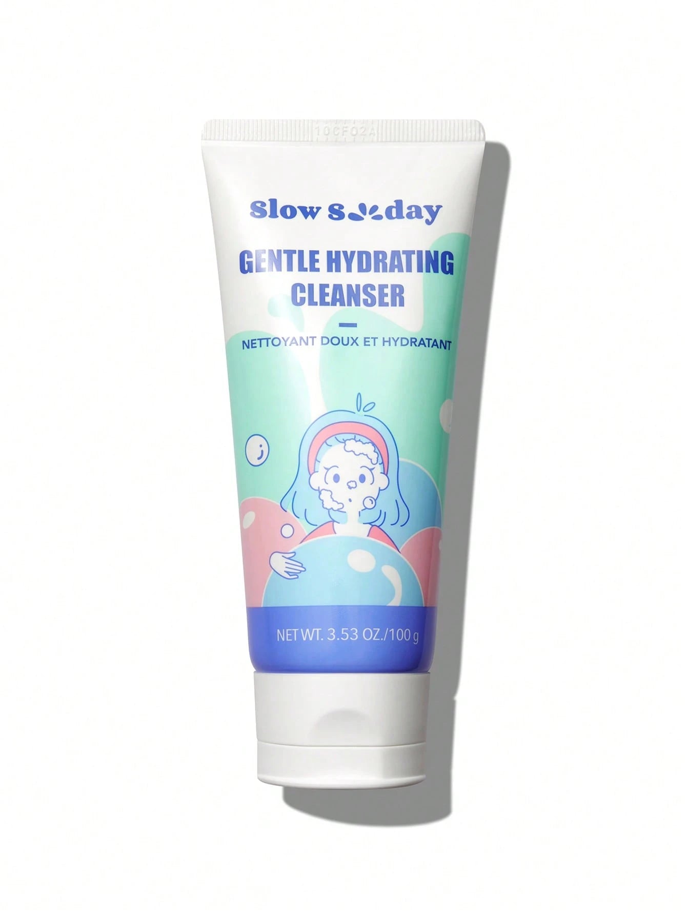 SLOWSUNDAYTM Hydrating Gentle Face Cleanser, Daily Facial Cleanser with Niacinamide for Sensitive Skin, Moisturizing Face Wash for Normal to Dry Skin, Fragrance Free