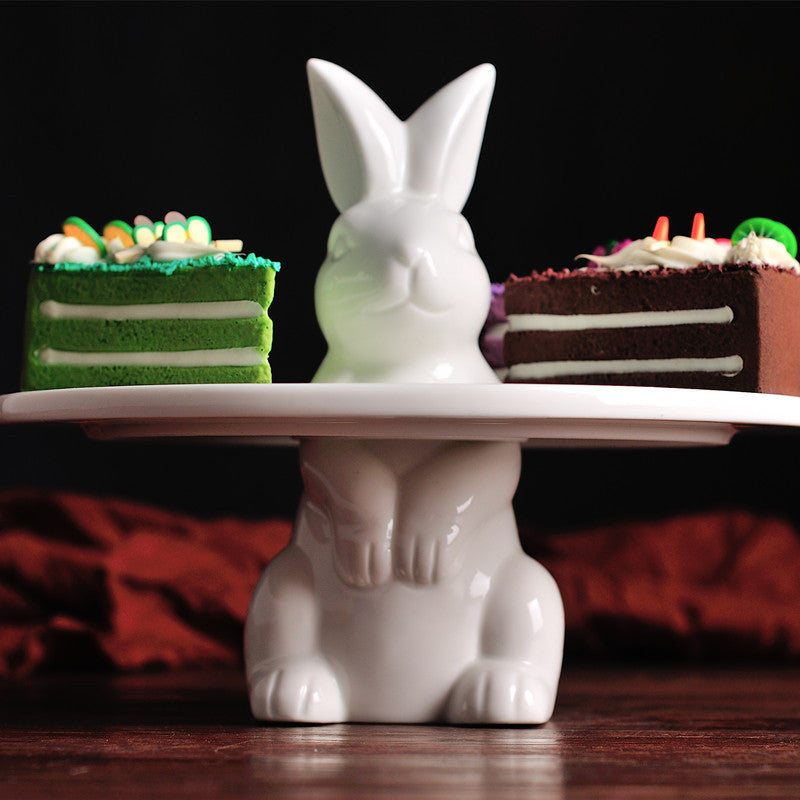 Cute rabbit high cake pan