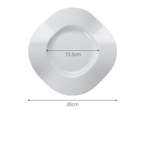 French Dessert Plate Creative Dish Molecular Cuisine Ceramic Round Cake Dish
