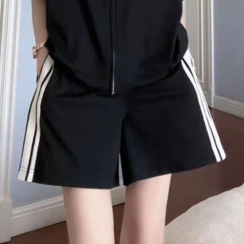 Loose Design Anti-aging Fashion Casual Two-piece Suit Women