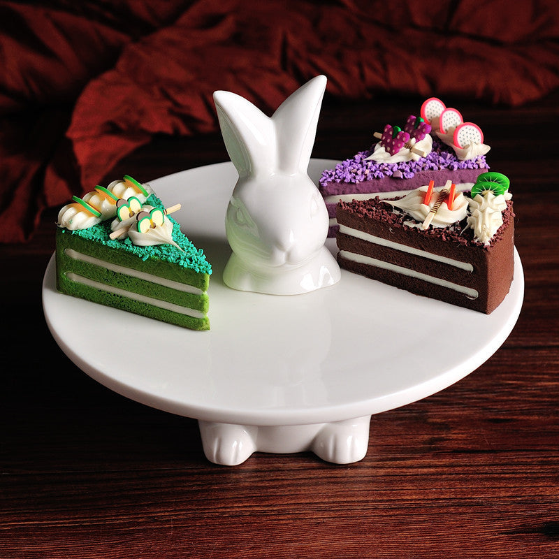 Cute rabbit high cake pan