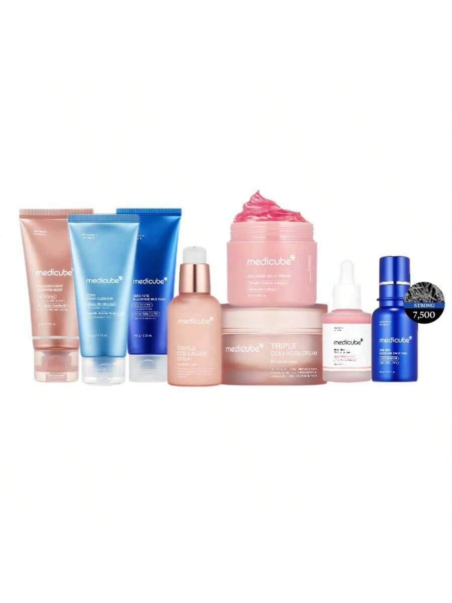 Discover Medicube'S Glass Glow Skincare Set L: 8 Top-Rated Products for Gentle Skin Revitalization