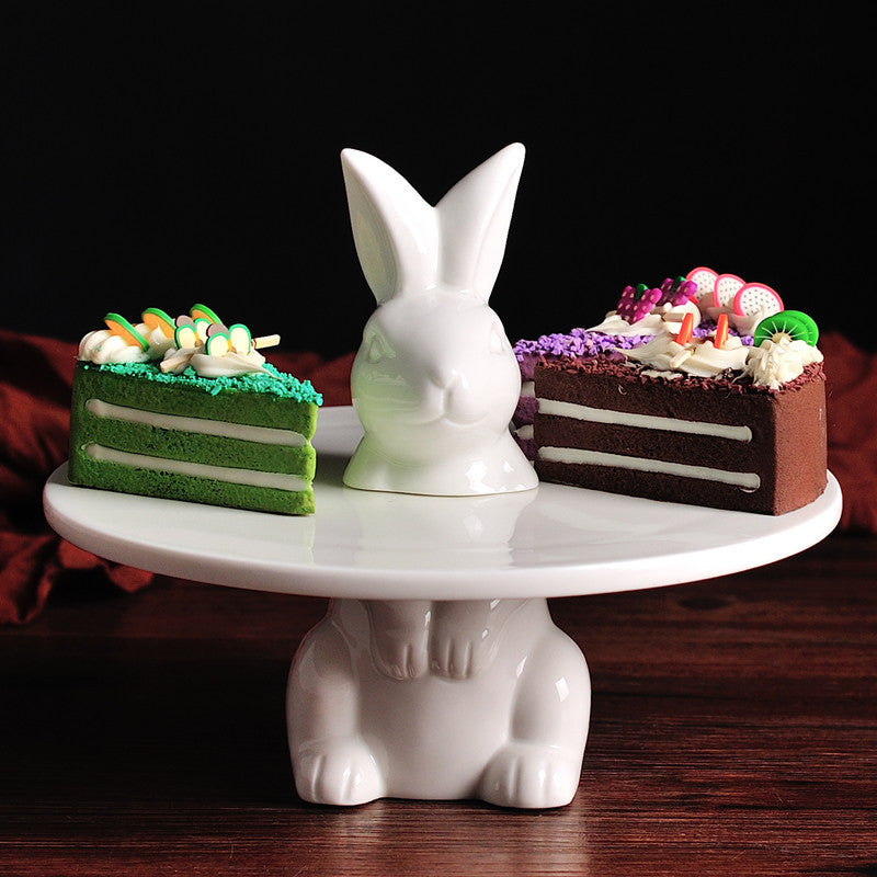 Cute rabbit high cake pan