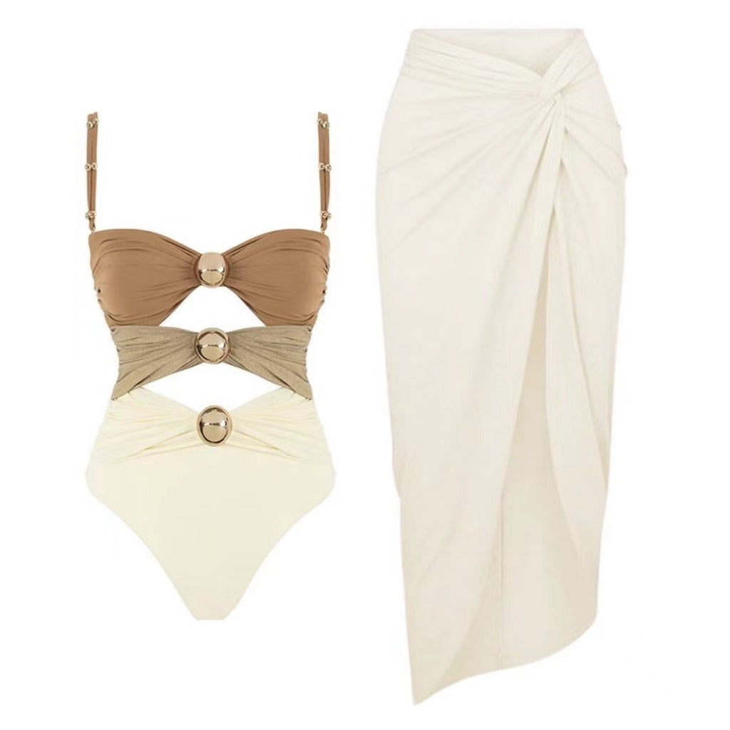 Split Three-piece Bikini Swimsuit Women's Suit