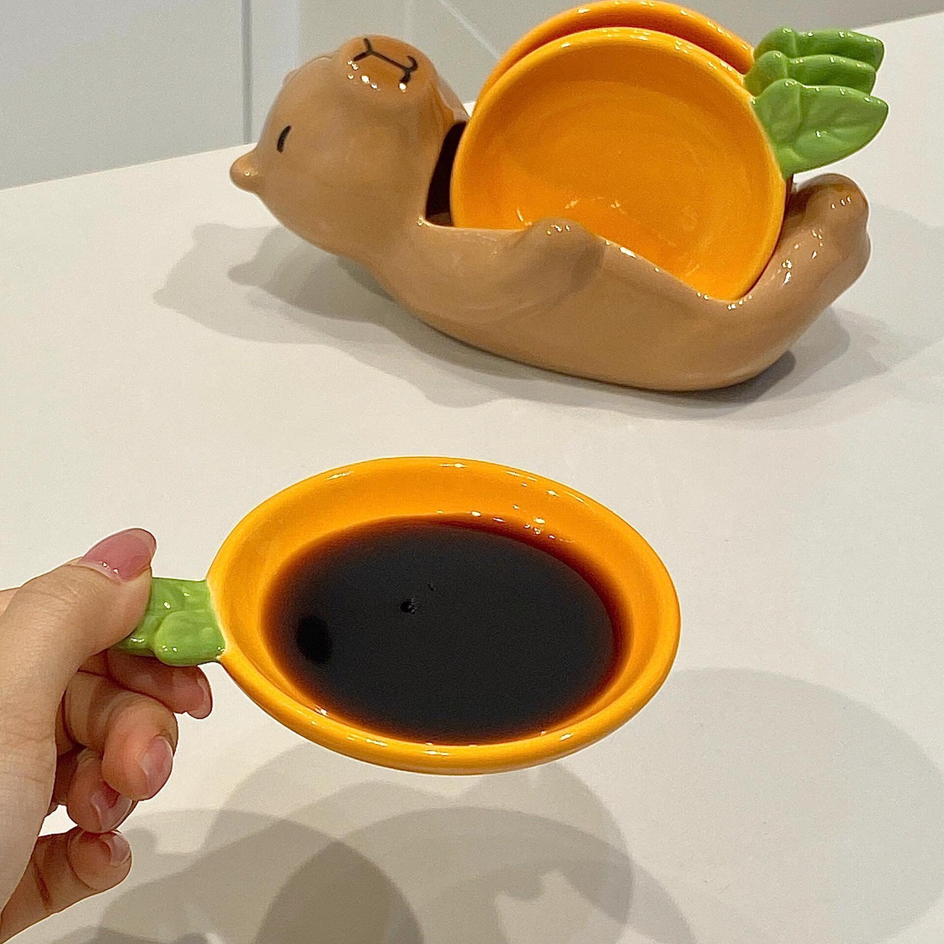 Dish Hot Pot Condiment Sauce Cute Seasoning Dish