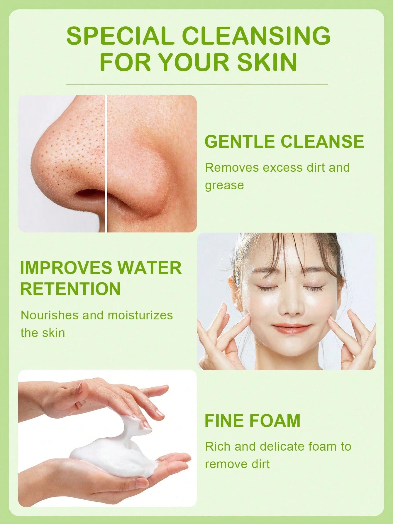 SLOWSUNDAYTM Aloe Vera Exfoliating Gel , Peeling Gel, Facial Cleansing Dead Skin Exfoliating Gel, within 92% Natural Aloe