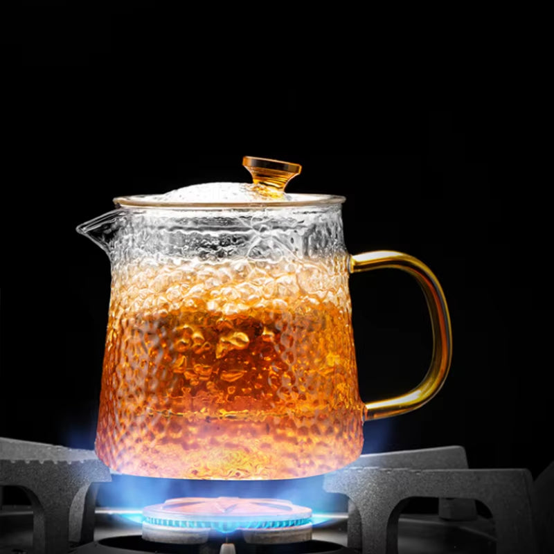High Quality Heat Resistant Glass Tea Pot Chinese Teaware Kung Fu Tea Set Puer Kettle Coffee Glass Pot Convenient Office Teapot