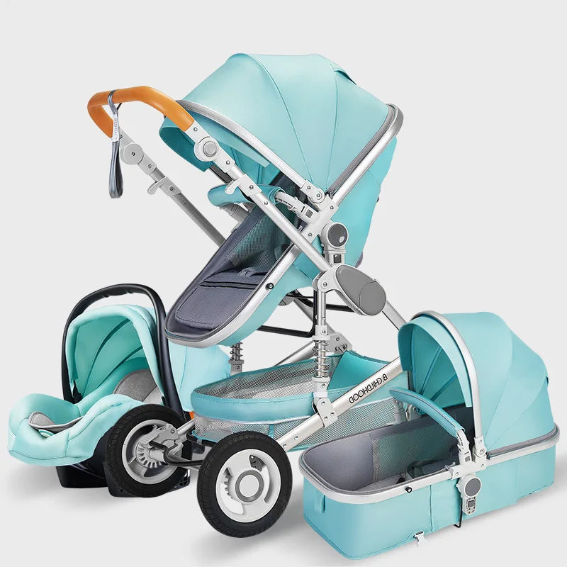 Luxury Baby Stroller High Landview 3 in 1 Baby Stroller Portable Baby Pushchair Baby Pram Baby Comfort for Newborn