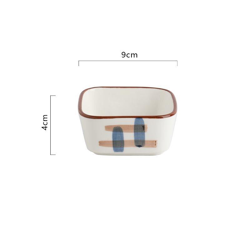 Ceramic Snack Plate Dipping Sauce Dish